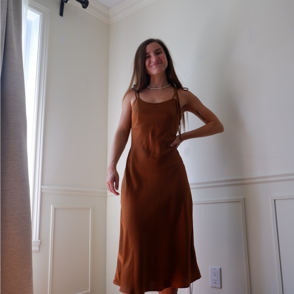 A Bronze Age Open Back “Heartbreak” Slip Dress - Picture 8 of 8